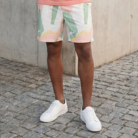 Killer Men Peach Multicolour Shorts