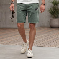 Killer Men Green Solid Shorts