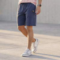 Killer Men Blue Solid Shorts