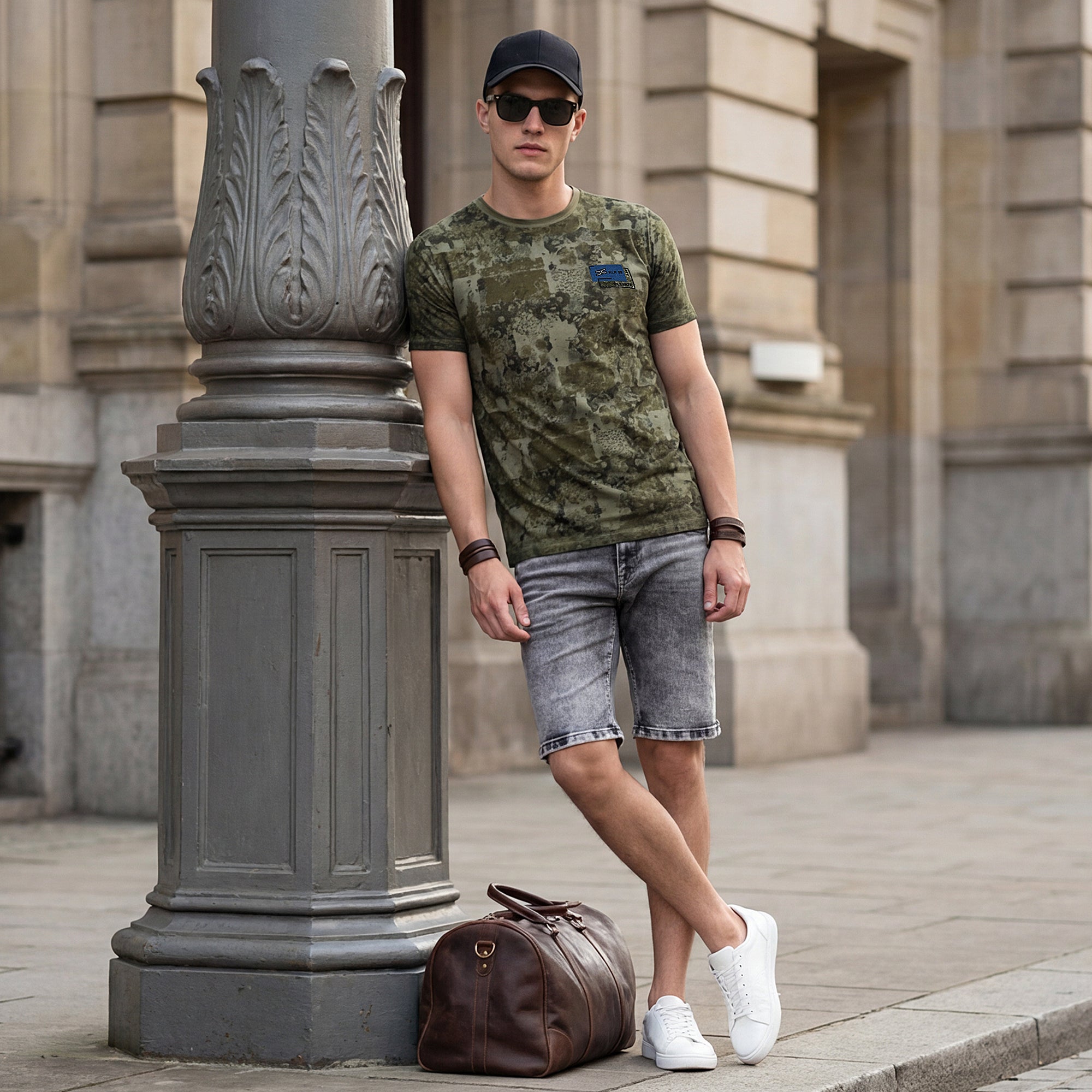 Killer Men Black Solid Shorts