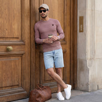 Killer Men Light Blue Solid Shorts