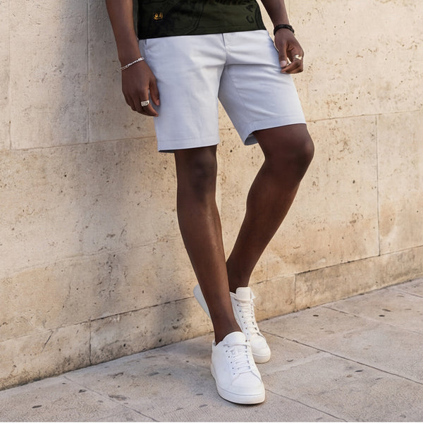 Killer Men Light Blue Solid Shorts
