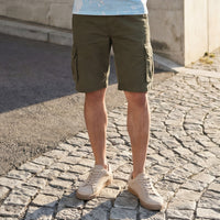 Killer Men Olive Solid Shorts