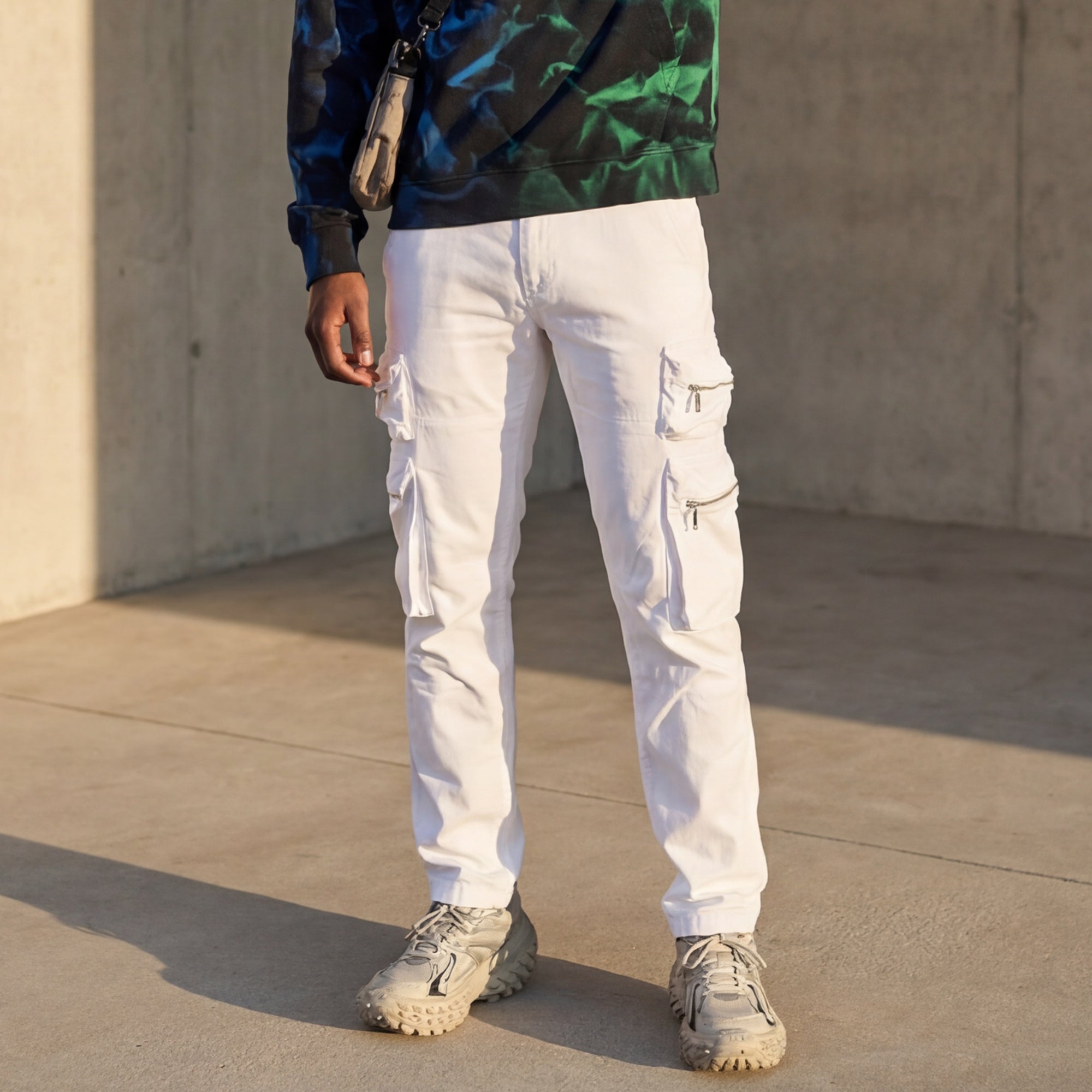 Killer Men White Solid Cargo