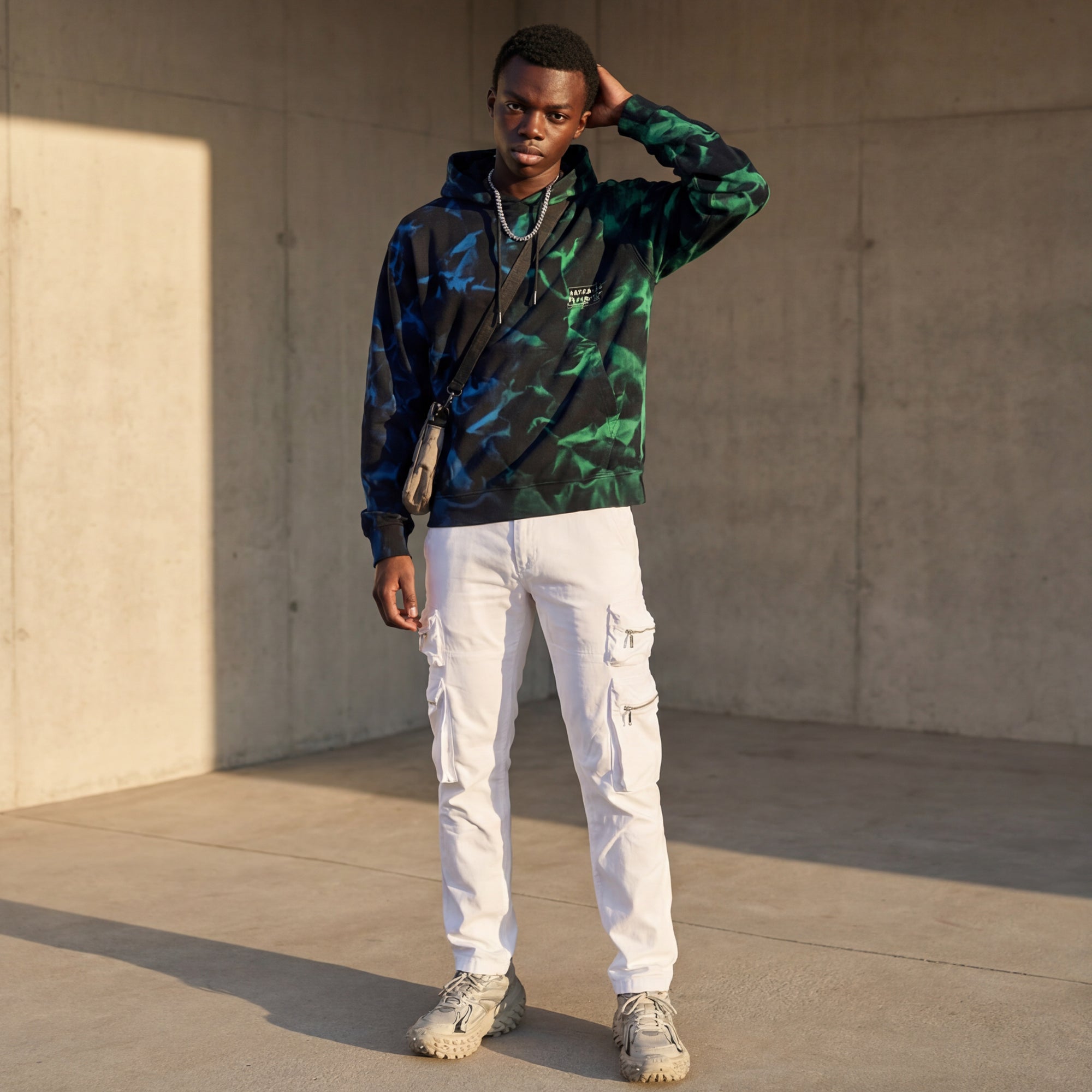 Killer Men White Solid Cargo