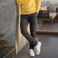Killer Men Grey Solid Cargo