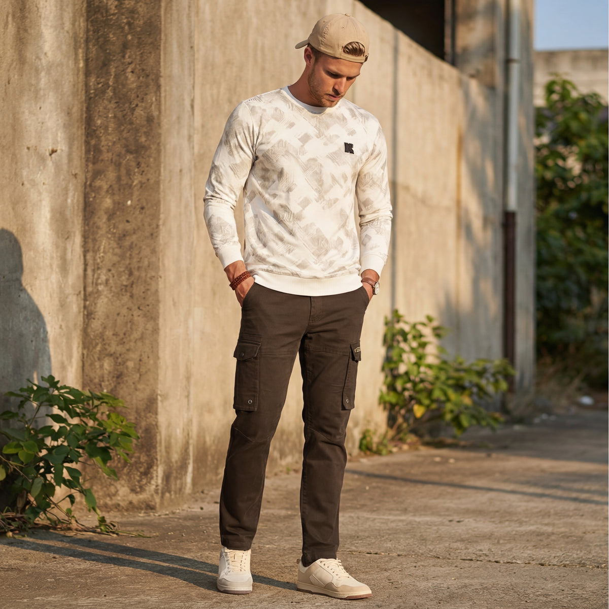 Killer Men Green Solid Cargo