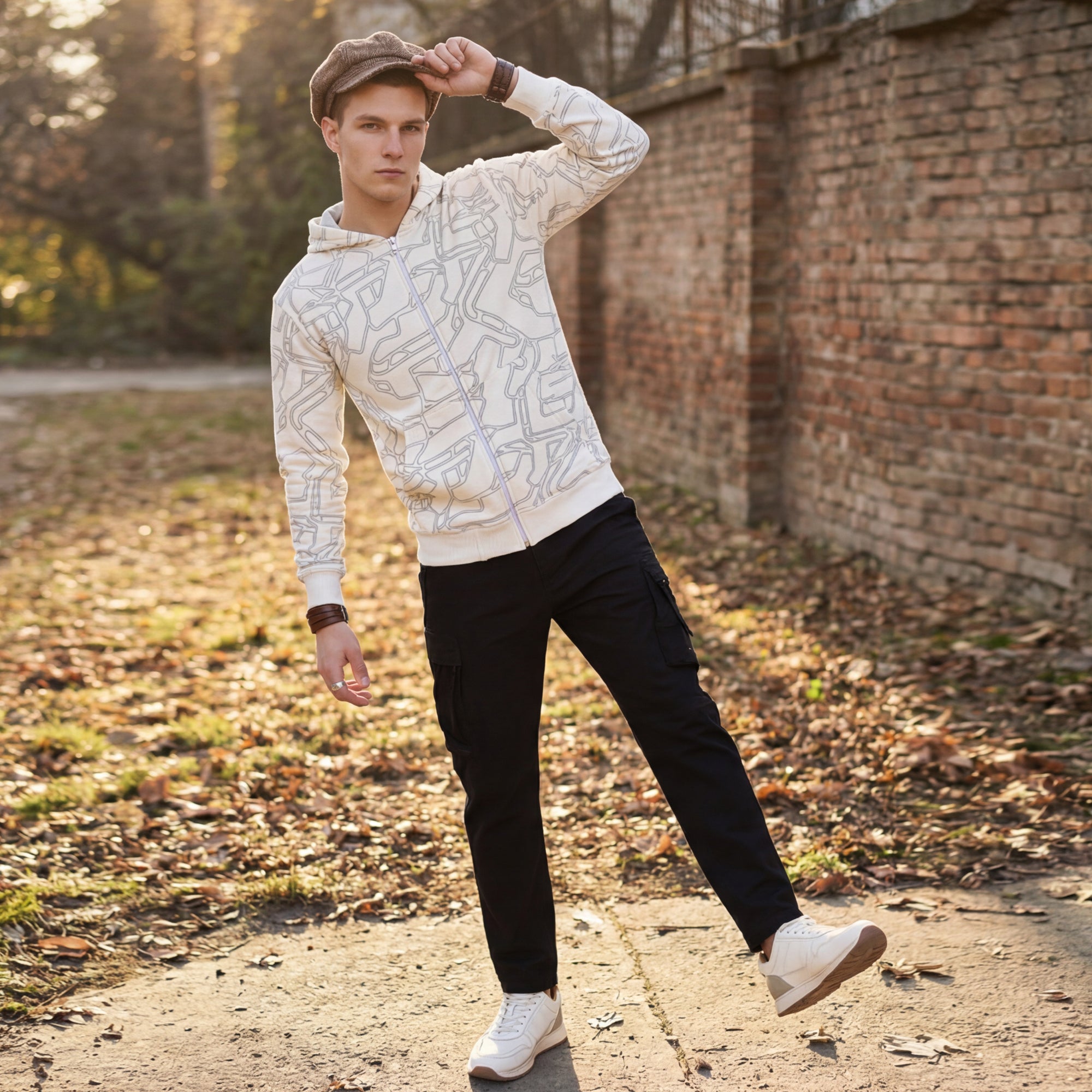 Killer Men Black Solid Cargo