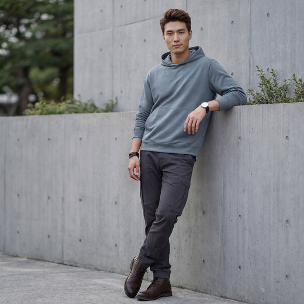 Killer Men Dark Grey Solid Cargo