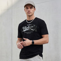 Killer Men Black Printed Slim Fit T-Shirts
