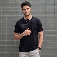 Killer Men Black Printed Slim Fit T-Shirt