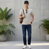 Killer Men Khaki Stripe Slim Fit T-Shirts