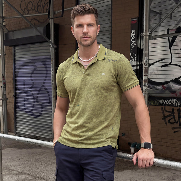 Killer Men Green Printed Slim Fit T-Shirt
