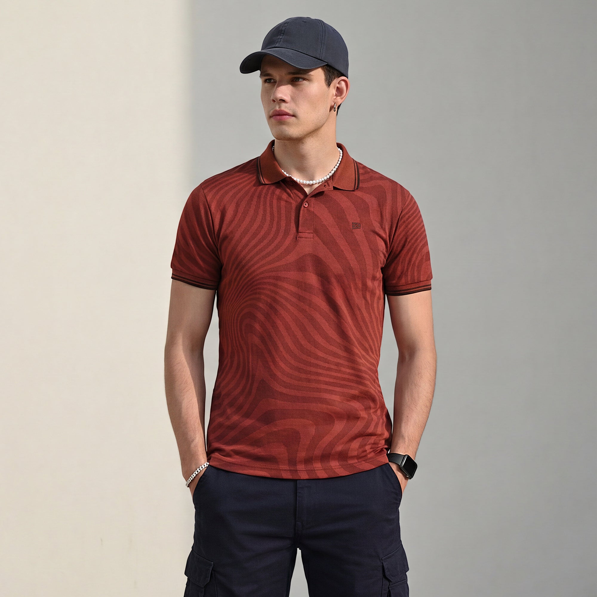 Killer Men Rust Printed Slim Fit T-Shirt
