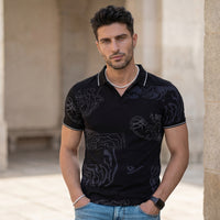 Killer Men Black Printed Slim Fit T-Shirt
