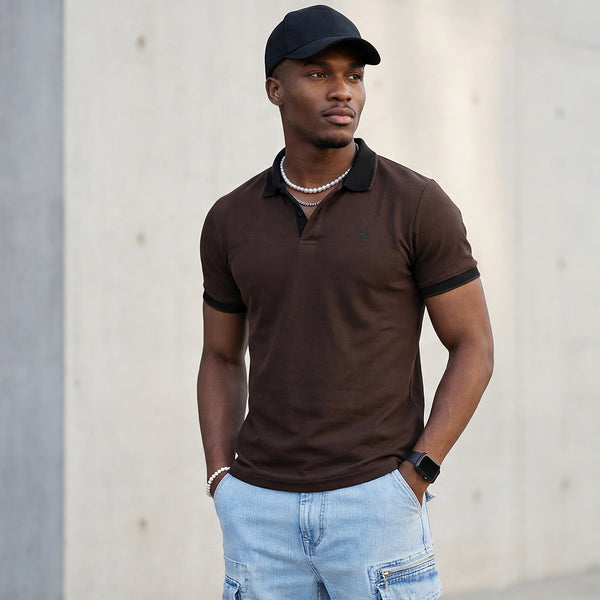 Killer Men Coffee Solid Slim Fit T-Shirts