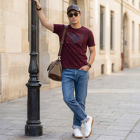 Killer Wine Printed Slim Fit T-Shirt