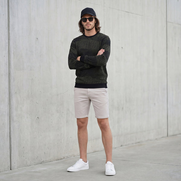 Killer Men Olive Slim Fit T-T-Shirts