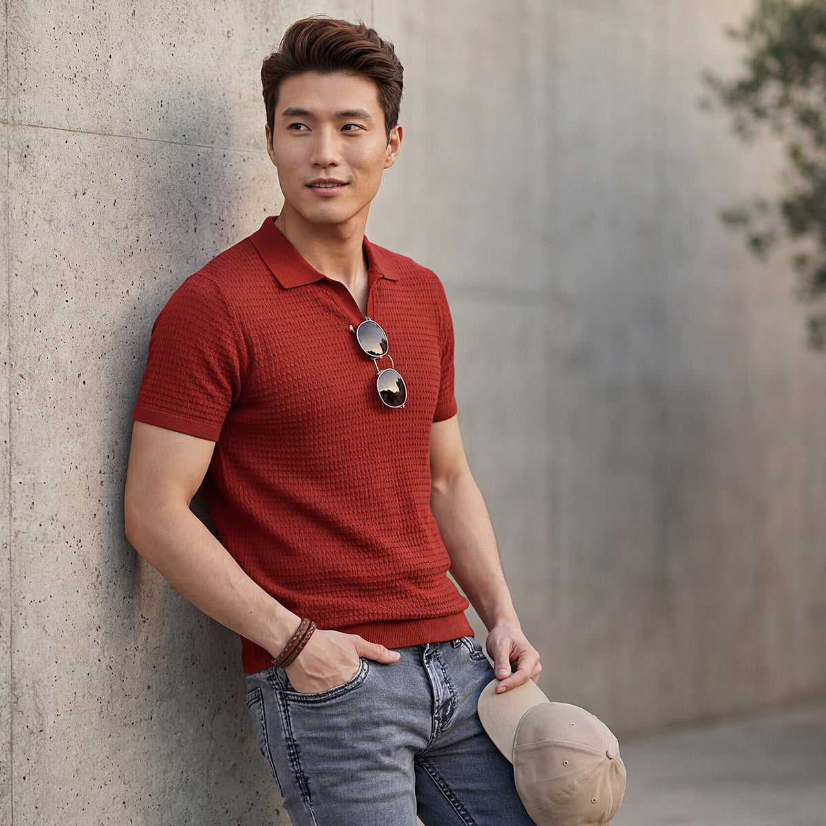 Killer Men Rust Printed Slim Fit T-Shirts