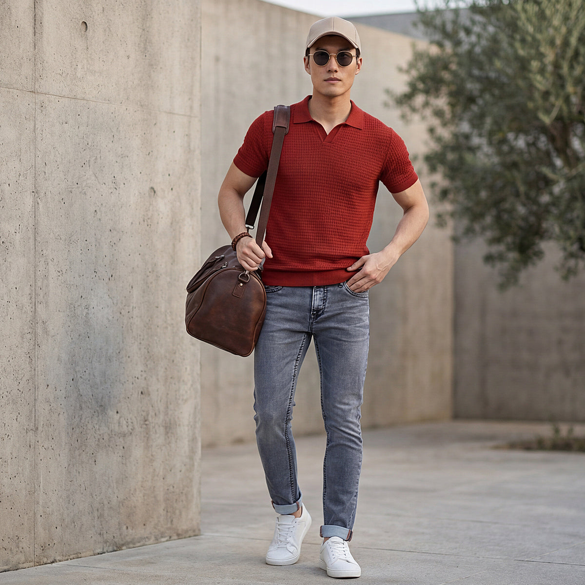 Killer Men Rust Printed Slim Fit T-Shirts
