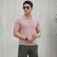 Killer Men Pink Printed Slim Fit T-Shirts