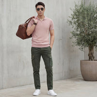 Killer Men Pink Printed Slim Fit T-Shirts