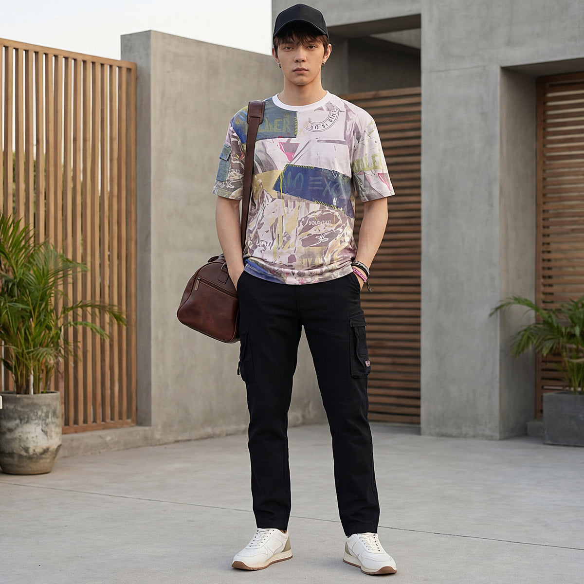 Killer Men White Printed Round Neck T-Shirts