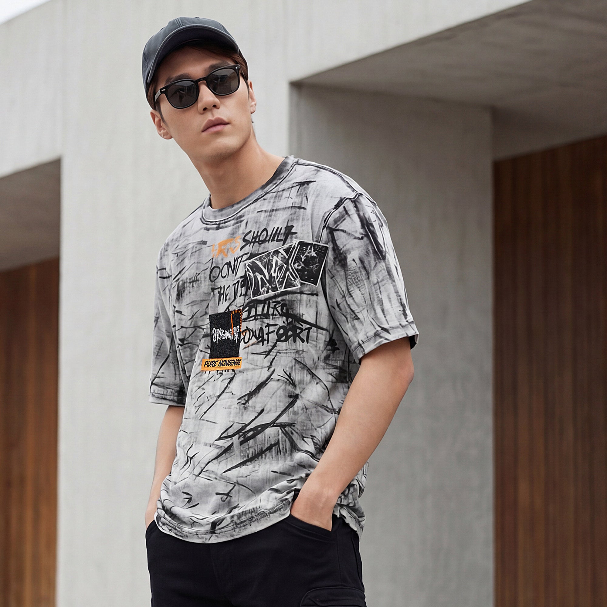 Killer Men White Printed Round Neck T-Shirts