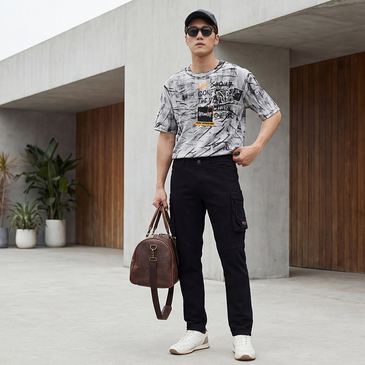 Killer Men White Printed Round Neck T-Shirts