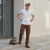 Killer Men White Printed Slim Fit T-Shirts