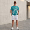 Killer Men Blue Printed Slim Fit T-Shirts