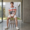 Killer Men Pink Printed Slim Fit T-Shirts