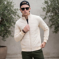 Killer Men High Neck Beige Sweat Shirts