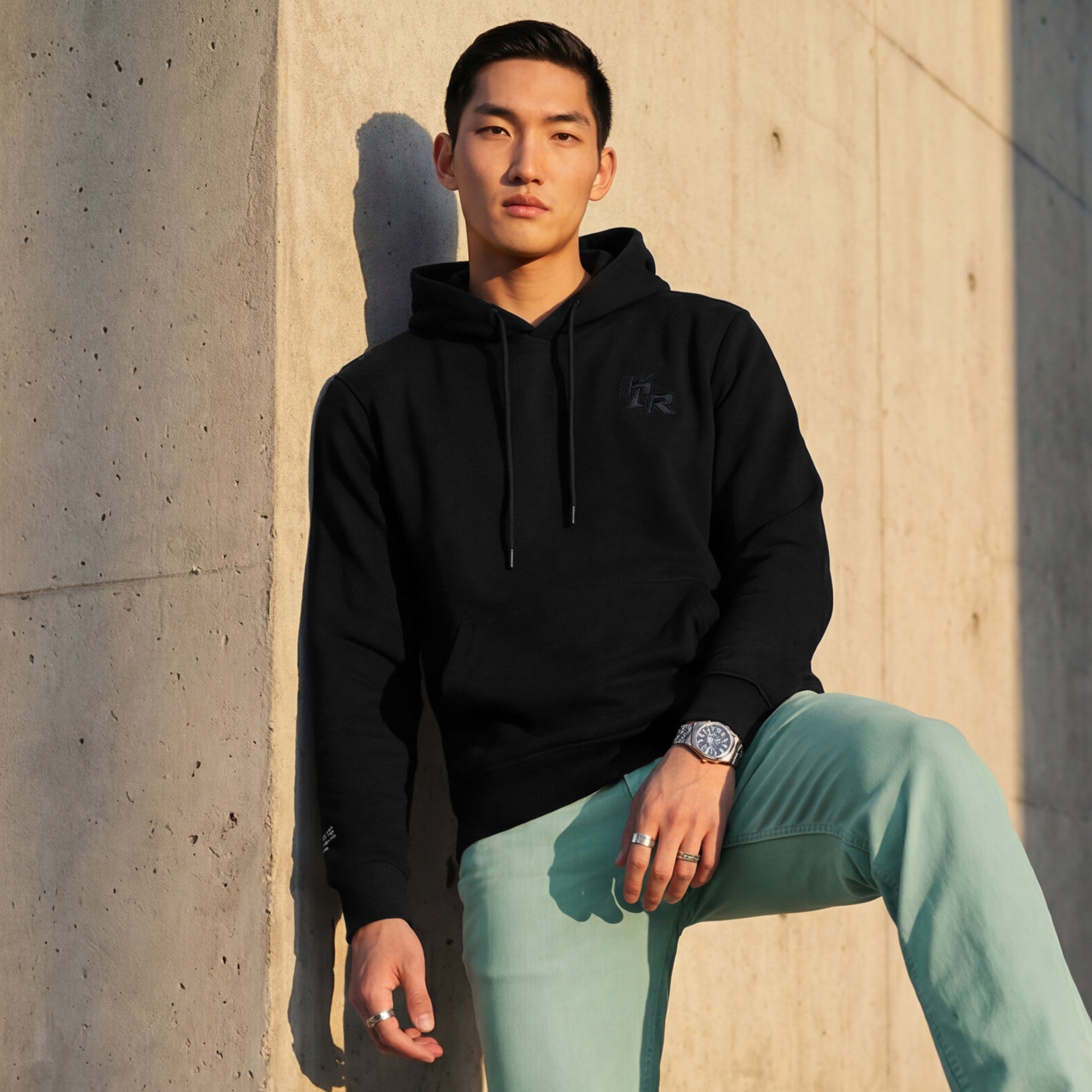 Killer Men Black Hooded Sweat Shirts