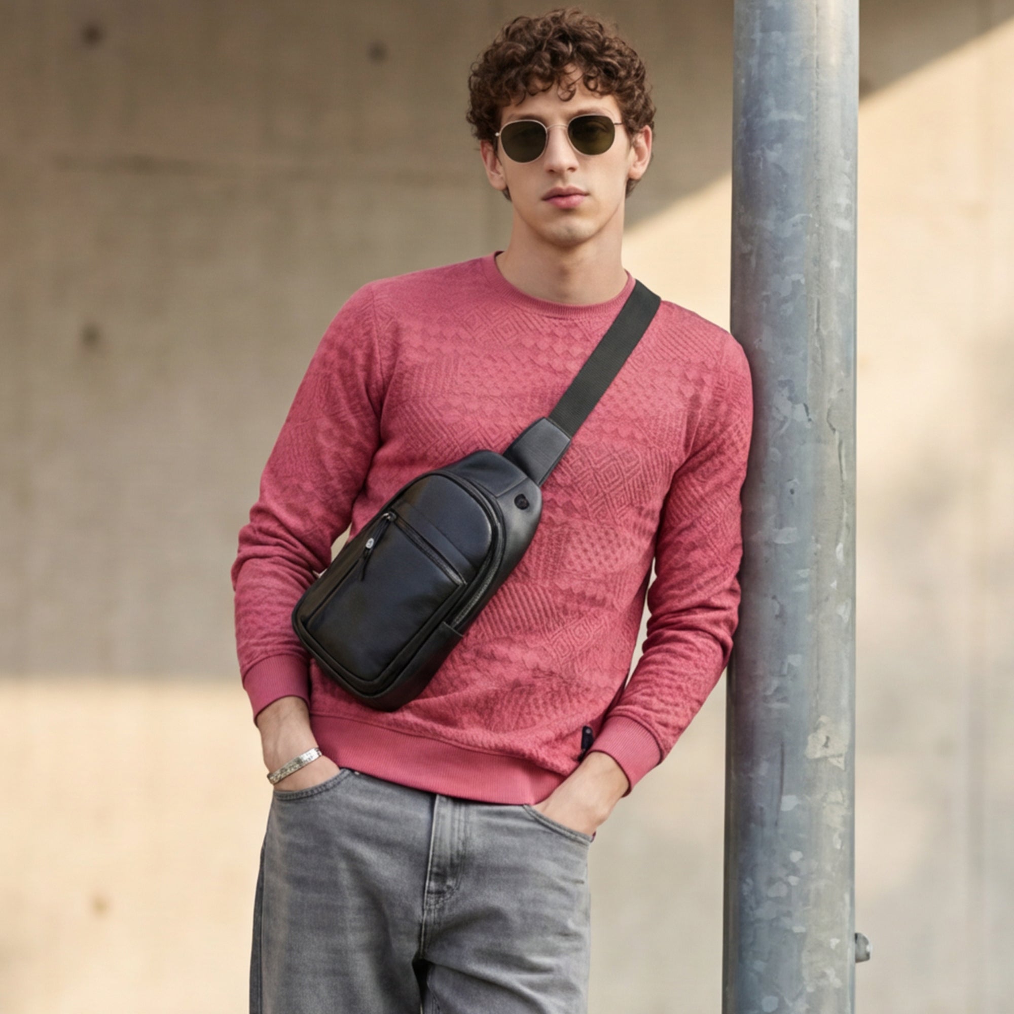 Killer Men Coral Sweat Shirts