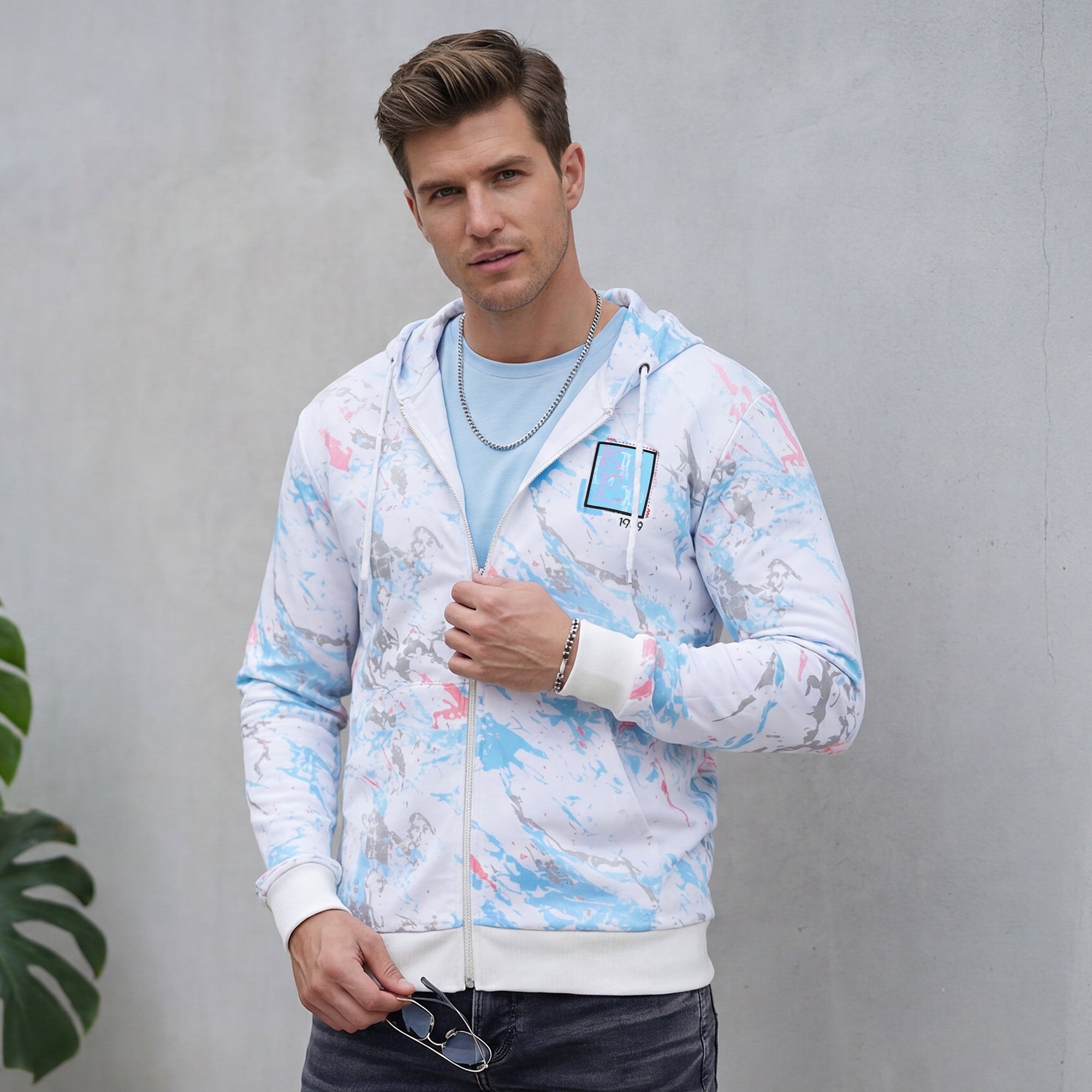 Killer Men White Hooded Sweat Shirts