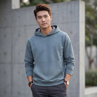 Killer Men Blue Hooded Sweat Shirts