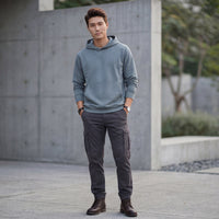 Killer Men Blue Hooded Sweat Shirts