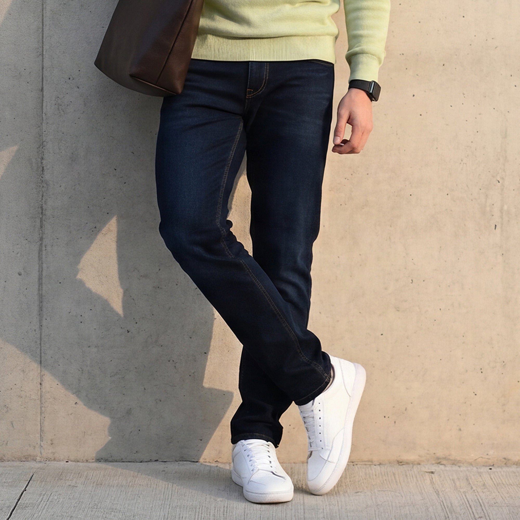 Killer Men Dark Blue Solid Slim Fit Jeans