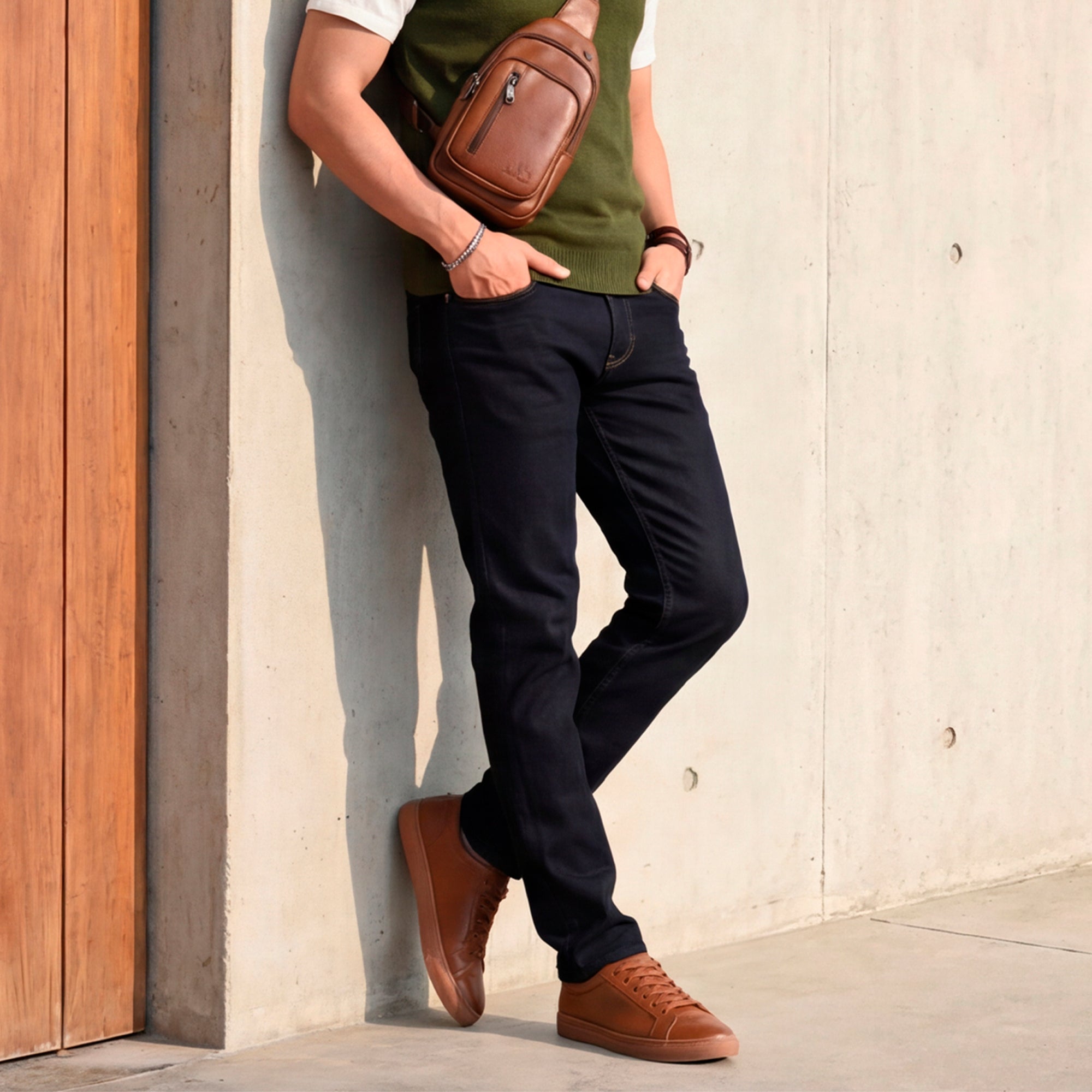 Killer Men Dark Blue Solid Slim Fit Jeans