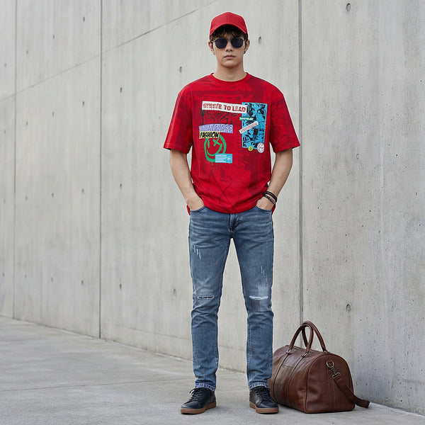 Killer Men Light Blue Solid Slim Fit Jeans