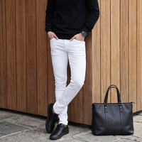 Killer Men White Solid Slim Fit Jeans