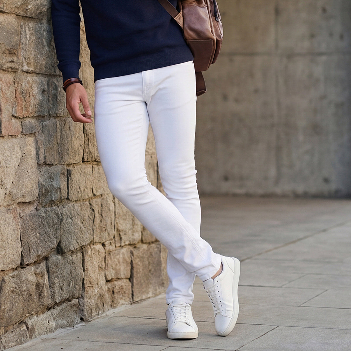 Killer Men White Slim Fit Jeans