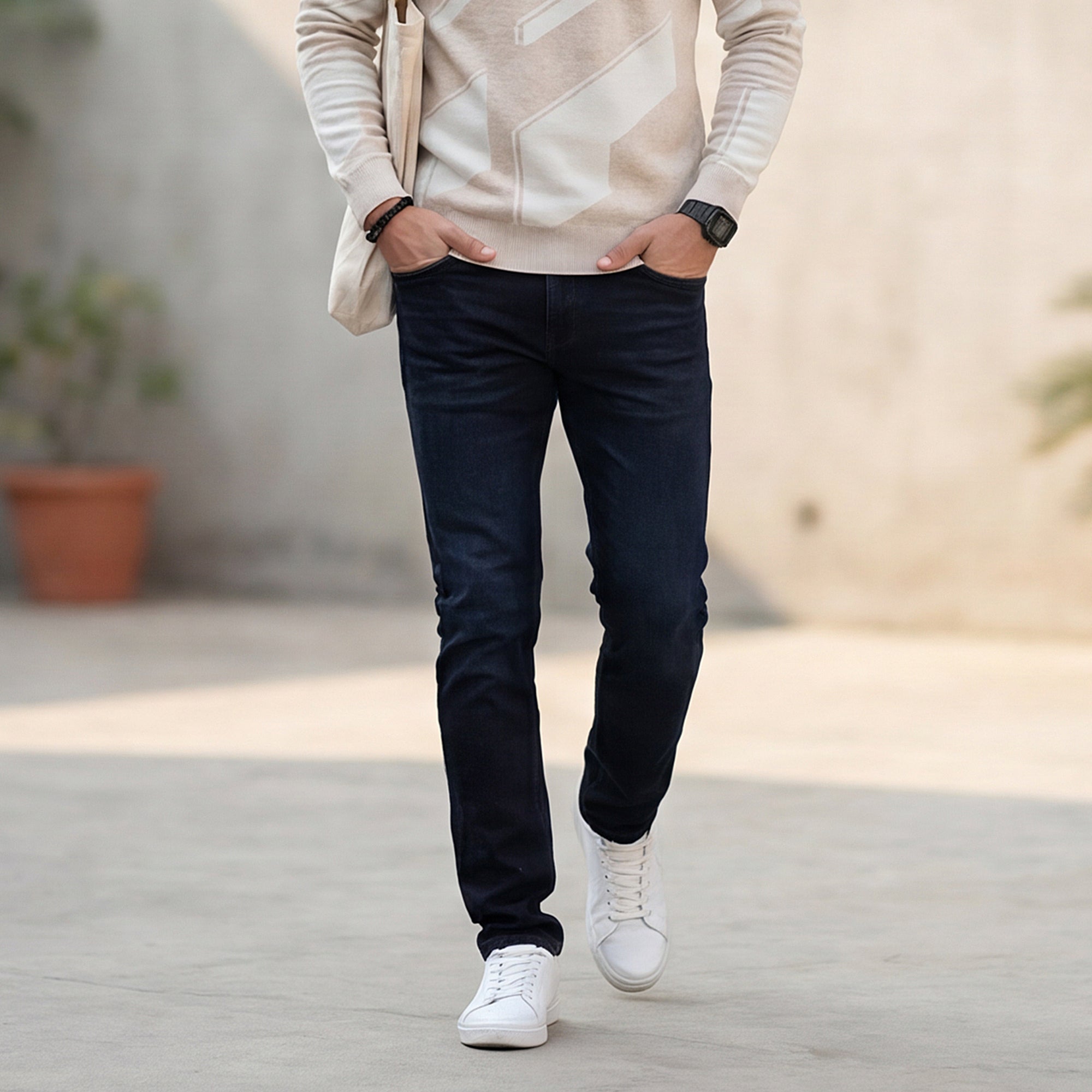 Killer Men Dark Blue Slim Fit Jeans