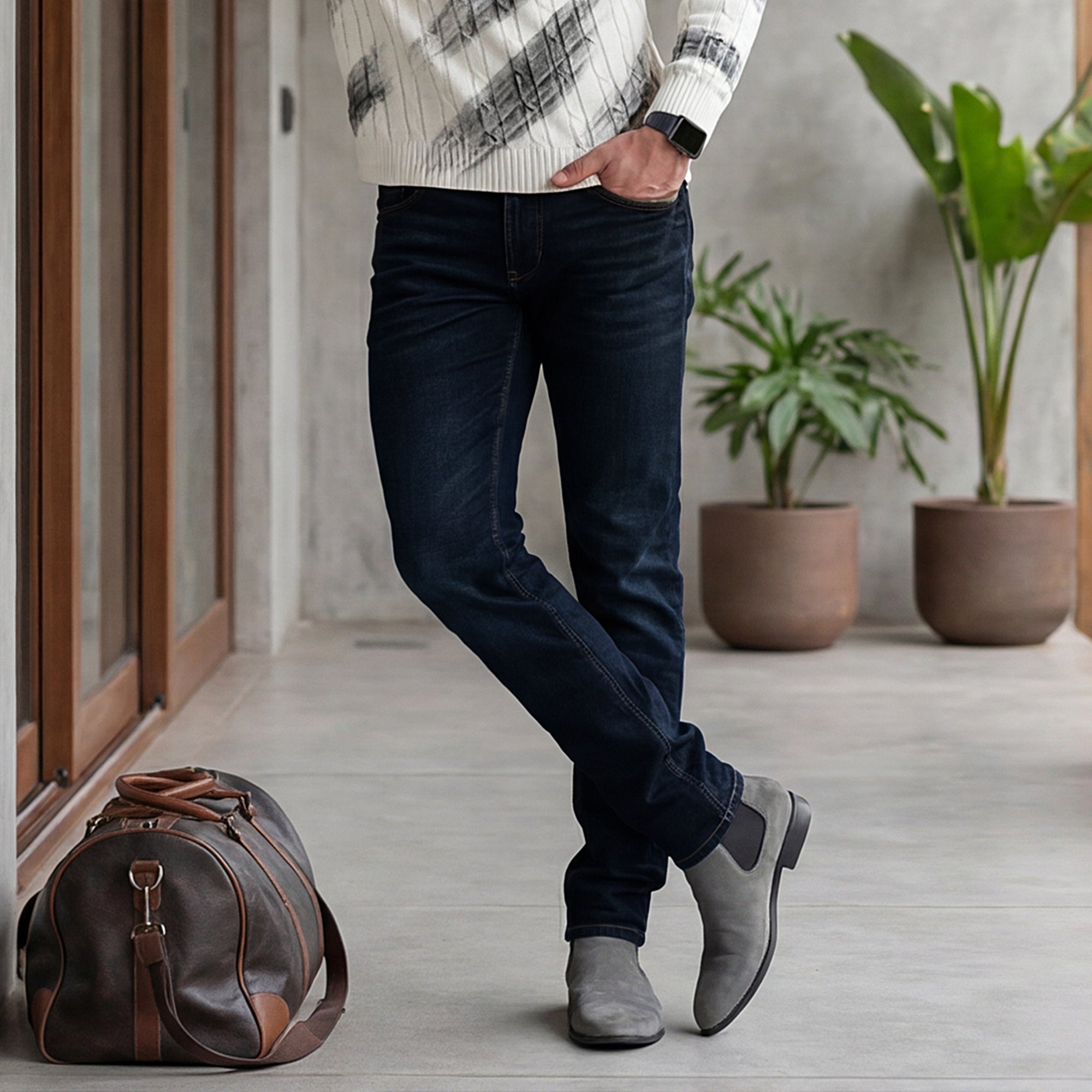 Killer Men Dark Blue Slim Fit Jeans