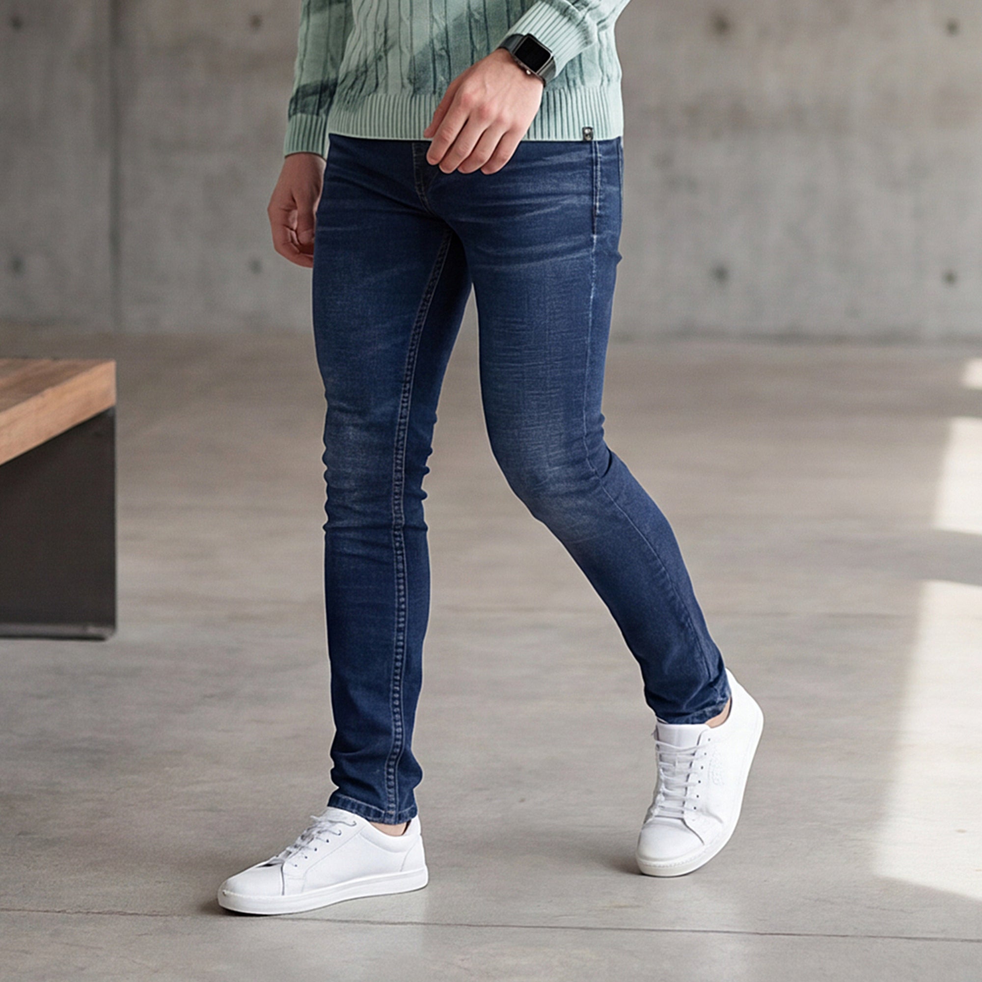 Killer Men Dark Blue Slim Fit Jeans