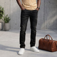 Killer Men Dark Grey Solid Slim Fit Jeans