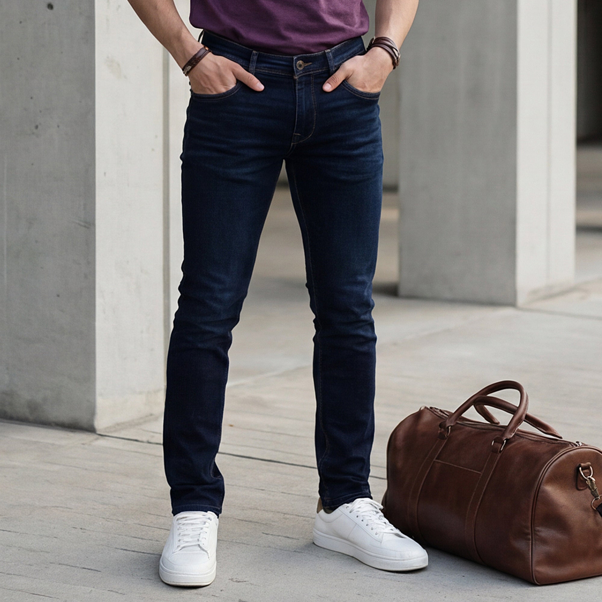 Killer Men Dark Blue Slim Fit Jeans