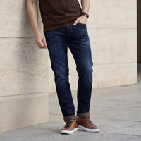 Killer Men Dark Blue Solid Slim Fit Jeans