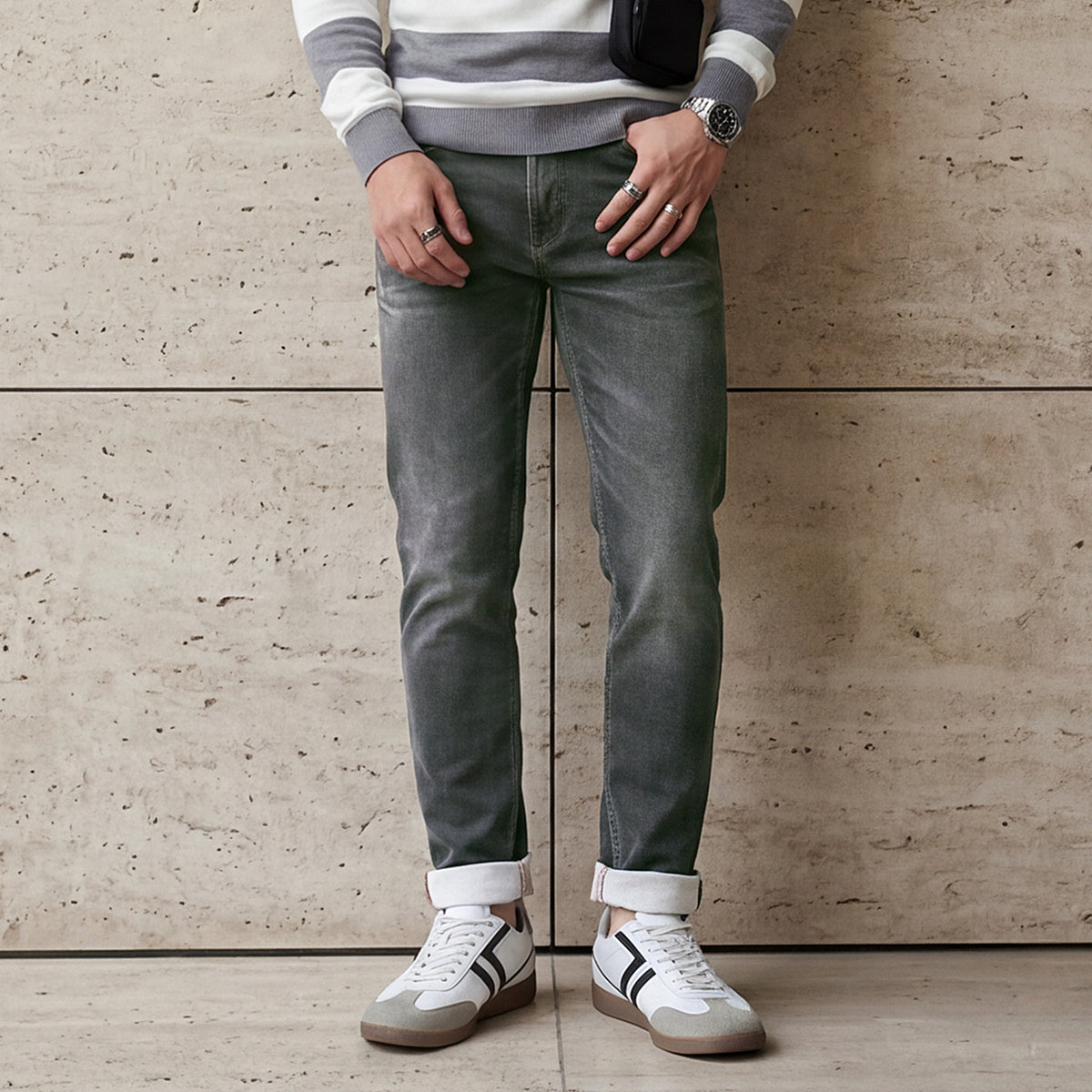 Killer Men Olive Slim Fit Jeans